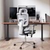 imageNovilla Ergonomic Office Chair  Adjustable Headrest ampamp Lumbar Support 3D Armrest Retractable Footrest Mesh High Back Gaming Chair in GreyGrey