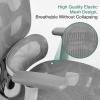 imageNovilla Ergonomic Office Chair  Adjustable Headrest ampamp Lumbar Support 3D Armrest Retractable Footrest Mesh High Back Gaming Chair in GreyGrey