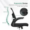 imageNovilla Ergonomic Office Chair High Back Gaming Chair with Thick Molded Foam Cushion Adjustable Lumbar Support Swivel Computer Gaming Desk Chair with Adjustable Headrest and Flipup Armrests GreyBlack