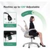 imageNovilla Ergonomic Office Chair High Back Gaming Chair with Thick Molded Foam Cushion Adjustable Lumbar Support Swivel Computer Gaming Desk Chair with Adjustable Headrest and Flipup Armrests GreyGrey