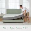imageNovilla Full Size Mattress 12 Inch Gel Memory Foam Mattress Full Mattress in a Box for Back Pain Relief Medium Firm Mattress with Edge Support ampamp Motion Isolation AtaraxiaWhitegrey