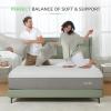 imageNovilla Full Size Mattress 12 Inch Gel Memory Foam Mattress Full Mattress in a Box for Back Pain Relief Medium Firm Mattress with Edge Support ampamp Motion Isolation AtaraxiaWhitegrey