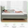 imageNovilla Full Size Mattress 12 Inch Gel Memory Foam Mattress Full Mattress in a Box for Back Pain Relief Medium Firm Mattress with Edge Support ampamp Motion Isolation AtaraxiaWhitegrey