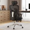 imageNovilla Ergonomic Office Chair High Back Mesh Gaming Chair with Adjustable Lumbar Support Swivel Big and Tall Office Chair with Adjustable 2D Headrest and 3D Armrests Black