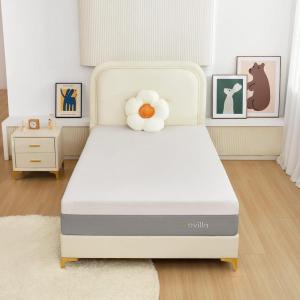 imageNovilla Full Size Mattress 12 Inch Gel Memory Foam Mattress Full Mattress in a Box for Back Pain Relief Medium Firm Mattress with Edge Support ampamp Motion Isolation AtaraxiaWhitegrey