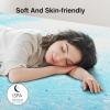 imageNovilla King Memory Foam Mattress Topper 2 Inch Cooling Gel Infused Ventilated Pressure Relief Pad Soft Comfort for Sofa RV Camper Dorm RoomBlue