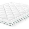 imageNovilla King Memory Foam Mattress Topper 2 Inch Cooling Gel Infused Ventilated Pressure Relief Pad Soft Comfort for Sofa RV Camper Dorm RoomWhite