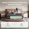 imageNovilla King Mattress 10 Inch King Size Mattress Gel Memory Foam for Pressure Relief amp Ergonomic Back Support with Green TeaInfused Foam Medium Firm Mattresses in a BoxFull