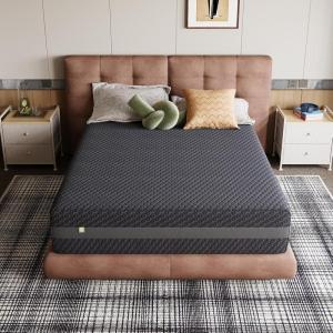 imageNovilla King Mattress 10 Inch King Size Mattress Gel Memory Foam for Pressure Relief amp Ergonomic Back Support with Green TeaInfused Foam Medium Firm Mattresses in a BoxQueen US Standard