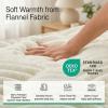 imageNovilla Full Flannel Mattress Topper Ultra Soft Faux Fur Mattress Pad with Deep Pocket Quilted Thickened Warm Bed Topper for Winter Fits 821 Mattress Machine Washable WhiteWhite