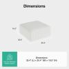 imageNovilla 106 Modular Sectional Sofa Modern Cloud Sectional Couch with Smarts Coil Support LShape Boneless Couch for Living Room Apartments Bedroom No Assembly Required 3 Seat w 1 OttomanBeige