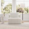 imageNovilla 106 Modular Sectional Sofa Modern Cloud Sectional Couch with Smarts Coil Support LShape Boneless Couch for Living Room Apartments Bedroom No Assembly Required 3 Seat w 1 OttomanBeige
