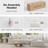imageNovilla 106 Modular Sectional Sofa Modern Cloud Sectional Couch with Smarts Coil Support LShape Boneless Couch for Living Room Apartments Bedroom No Assembly Required 3 Seat w 1 OttomanBeige