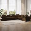 imageNovilla 106 Modular Sectional Sofa Modern Cloud Sectional Couch with Smarts Coil Support LShape Boneless Couch for Living Room Apartments Bedroom No Assembly Required 3 Seat w 1 OttomanBrown