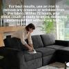 imageNovilla 108 Modular Sectional Sofa Modular Sectional Couches for Living Room Bedroom Chenille Removable Cover Cloud Couch with Smarts Coil Support LShaped CouchDark Grey 3 Seater  1 OttomanDark Grey