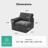 imageNovilla 108 Modular Sectional Sofa Modular Sectional Couches for Living Room Bedroom Chenille Removable Cover Cloud Couch with Smarts Coil Support LShaped CouchDark Grey 3 Seater  1 OttomanDark Grey