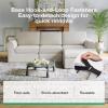 imageNovilla 108 Modular Sectional Sofa Modular Sectional Couches for Living Room Bedroom Chenille Removable Cover Cloud Couch with Smarts Coil Support LShaped CouchDark Grey 3 Seater  1 OttomanBeige