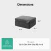 imageNovilla 108 Modular Sectional Sofa Modular Sectional Couches for Living Room Bedroom Chenille Removable Cover Cloud Couch with Smarts Coil Support LShaped CouchDark Grey 3 Seater  1 OttomanDark Grey