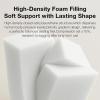 imageNovilla LShape Sectional Couches for Living Room with Smarts Coil Support 3 Seater Sectional Sofas for Living Room Bedroom Corduroy Cloud Couch Sectional No AssemblyBeige Right Hand FacingDark Grey
