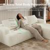 imageNovilla LShape Sectional Couches for Living Room with Smarts Coil Support 3 Seater Sectional Sofas for Living Room Bedroom Corduroy Cloud Couch Sectional No AssemblyBeige Right Hand FacingBeige