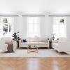 imageNovilla Loveseat Sofa Modern Loveseat Sofa Coach 67 Width Sofa with Extra Deep Seats Small Couch for Living Room Apartment Room Office Ivory