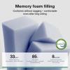 imageNovilla Modular Cloud Couch Modern Sectional Sofa with Smarts Coil Support Chenille Fabric Upholstered Couch for Living Room Apartments Bedroom No Assembly RightArm Chair Dark GreyDark Grey