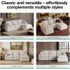 imageNovilla Modular Cloud Couch Modern Sectional Sofa with Smarts Coil Support Chenille Fabric Upholstered Couch for Living Room Apartments Bedroom No Assembly RightArm Chair Dark GreyWhite