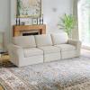 imageNovilla 108 Modular Sectional Sofa Modular Sectional Couches for Living Room Bedroom Chenille Removable Cover Cloud Couch with Smarts Coil Support LShaped CouchDark Grey 3 Seater  1 OttomanBeige