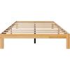imageNovilla 12 Inch Full Size Bed Frame Solid Wooden Full Bed Frames with Headboard Wooden Classic Bed Frame Foundation No Box Spring Needed Easy Assembly Natural Grain WoodNatural Grain Wood
