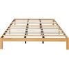 imageNovilla 12 Inch Full Size Bed Frame Solid Wooden Full Bed Frames with Headboard Wooden Classic Bed Frame Foundation No Box Spring Needed Easy Assembly Natural Grain WoodNatural Grain Wood