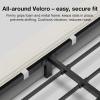 imageNovilla King Size Bed Frame Plush CloudSoft Bed Corduroy Upholstered Platform Bed Frame with Headboard Easy Assembly No Box Spring Needed Modern Soft Bed Frame WhiteWhite