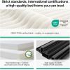 imageNovilla King Size Bed Frame Plush CloudSoft Bed Corduroy Upholstered Platform Bed Frame with Headboard Easy Assembly No Box Spring Needed Modern Soft Bed Frame WhiteWhite