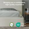 imageNovilla King Size Bed Frame Plush CloudSoft Bed Corduroy Upholstered Platform Bed Frame with Headboard Easy Assembly No Box Spring Needed Modern Soft Bed Frame WhiteWhite