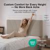 imageNovilla Queen Bed Frame with Drawers Queen Bed Frame with Headboard LED Bed Frame Queen Size Charging Station and Adjustable Headboard Bed Frame Queen Size No Box Spring Needed BeigeBeige