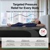 image:imageNovilla 14 Inch Queen Mattress Queen Memory Foam Mattress with AiryFlow Cooling System for Cool Night Pressure Relief Ergonomic Support for Spinal Alignment CertiPURUS Certified Medium FirmGrey