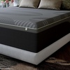 image:imageNovilla 14 Inch Queen Mattress Queen Memory Foam Mattress with AiryFlow Cooling System for Cool Night Pressure Relief Ergonomic Support for Spinal Alignment CertiPURUS Certified Medium FirmGrey