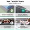 image:imageNovilla 14 Inch Queen Mattress Queen Memory Foam Mattress with AiryFlow Cooling System for Cool Night Pressure Relief Ergonomic Support for Spinal Alignment CertiPURUS Certified Medium FirmGrey