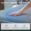 image:imageNovilla 14 Inch Queen Mattress Queen Memory Foam Mattress with AiryFlow Cooling System for Cool Night Pressure Relief Ergonomic Support for Spinal Alignment CertiPURUS Certified Medium FirmGrey