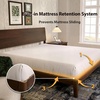 image:imageNovilla King Size Bed Frame with 3Level Adjustable Storage Headboard Solid Wood Platform Bed Frame with Slats No Box Spring Needed Noise Free Walnut Finish for Master Bedroom and Guest RoomWalnut