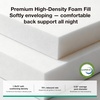 image:imageNovilla Queen Bed Frame with Charging Station amp LED Lights Upholstered French Luxury Platform Bed with Wingback Headboard Lamb Wool Fabric No Box Spring Needed Easy Assembly Cream WhiteQueen