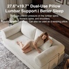 image:imageNovilla 75 Convertible Futon Sofa Bed Boneless Couch with Smarts Coil Support amp HighDensity Foam No Assembly Corduroy Folding Loveseat Floor Sleeper for Living Room Apartment Bedroom BlackBeige