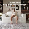image:imageNovilla 75 Convertible Futon Sofa Bed Boneless Couch with Smarts Coil Support amp HighDensity Foam No Assembly Corduroy Folding Loveseat Floor Sleeper for Living Room Apartment Bedroom BlackBeige