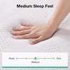image:imageNovilla Queen Mattress 10 Inch Memory Foam Mattress in a Box with NanoGel Cooling Foam Medium Firm Bed Mattresses for Pressure Relief amp Motion Isolation CertiPURUS CertifiedTwin XL