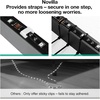 image:imageNovilla Floating Bed Frame with LED Lights Modern Platform Queen Bed Frame with Mattress Slide Stopper Easy Assembly No Box Spring Needed Noise FreeFull