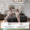 image:imageNovilla AiryFlow Graphene 14 Inch King Size Mattress Cooling Memory Foam  Medium Firm Mattress Thermal Balance Cover 3Zone Lumbar Support Pressure Relief amp Motion Isolation CertiPURUS CertifiedGrey