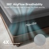 image:imageNovilla AiryFlow Graphene 14 Inch King Size Mattress Cooling Memory Foam  Medium Firm Mattress Thermal Balance Cover 3Zone Lumbar Support Pressure Relief amp Motion Isolation CertiPURUS CertifiedGrey