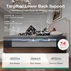 image:imageNovilla AiryFlow Graphene 14 Inch King Size Mattress Cooling Memory Foam  Medium Firm Mattress Thermal Balance Cover 3Zone Lumbar Support Pressure Relief amp Motion Isolation CertiPURUS CertifiedGrey