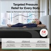 image:imageNovilla 14 Inch Queen Mattress Queen Size Memory Foam Mattress  with AiryFlow Cooling System for Cool Night Pressure Relief Ergonomic Support for Spinal Alignment CertiPURUSMedium FirmGrey