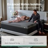 image:imageNovilla 14 Inch Queen Mattress Queen Size Memory Foam Mattress  with AiryFlow Cooling System for Cool Night Pressure Relief Ergonomic Support for Spinal Alignment CertiPURUSMedium FirmGrey