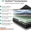 image:imageNovilla 14 Inch Queen Mattress Queen Size Memory Foam Mattress  with AiryFlow Cooling System for Cool Night Pressure Relief Ergonomic Support for Spinal Alignment CertiPURUSMedium FirmGrey
